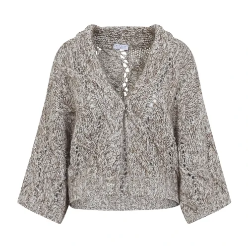 Brown Sweater Aw25 Luxury Comfort - Brunello Cucinelli - Modalova