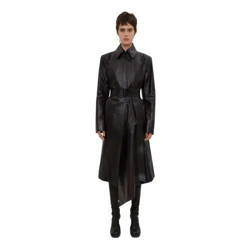 Tailored Leather Coat - Oliver Theyskens - Modalova
