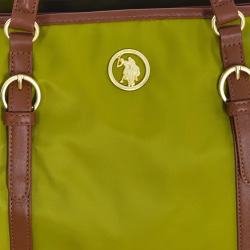 Nylon Shopper Bag with Zipper Closure - U.s. Polo Assn. - Modalova