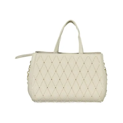 White Polyethylene Handbag with Chain Handle - Valentino by Mario Valentino - Modalova