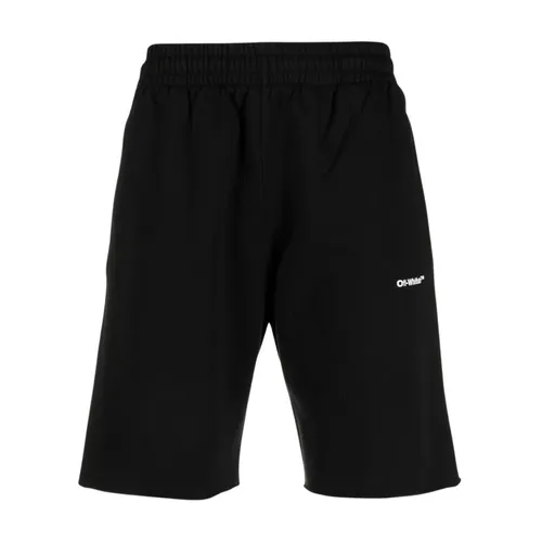 Off White Shorts Black - Off White - Modalova