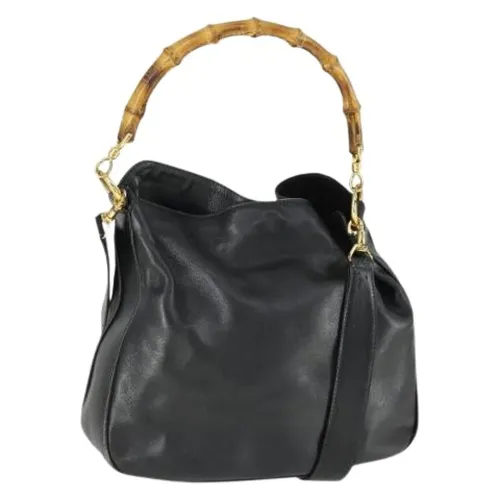 Pre-owned Leather Handbag - Gucci Vintage - Modalova