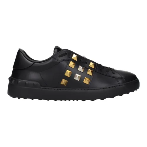 Low-Top Leather Sneakers - Valentino Garavani - Modalova
