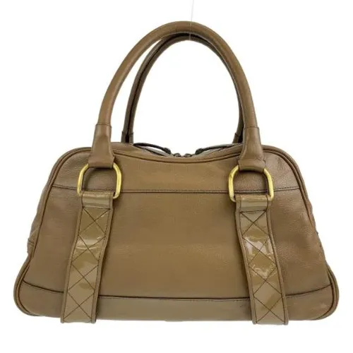 Pre-owned Vintage Leather Handbag - Burberry Vintage - Modalova