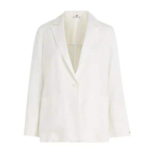 Blazer Casual de Lino - Tommy Hilfiger - Modalova