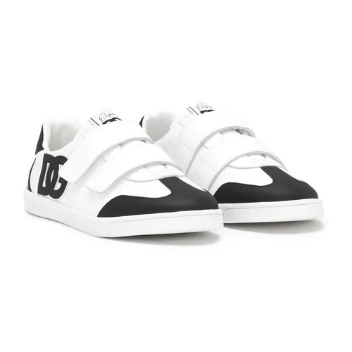 Low Top Sneaker in Black and White - Dolce & Gabbana - Modalova