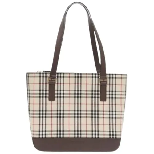 Pre-owned Vintage Canvas Tote Bag - Burberry Vintage - Modalova
