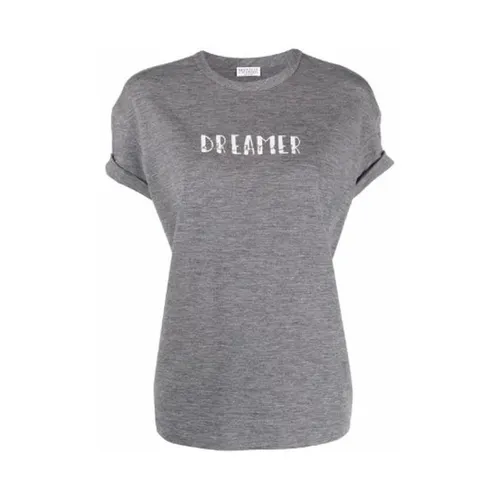 Elastane Stretch T-Shirt - Brunello Cucinelli - Modalova