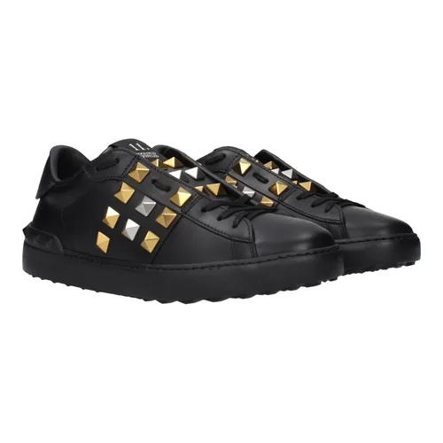 Low-Top Leather Sneakers - Valentino Garavani - Modalova