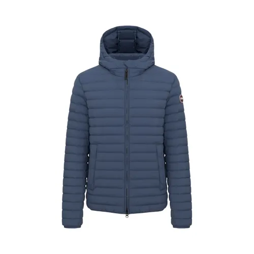 Blue Down Jacket Extra Slim Fit - Colmar - Modalova