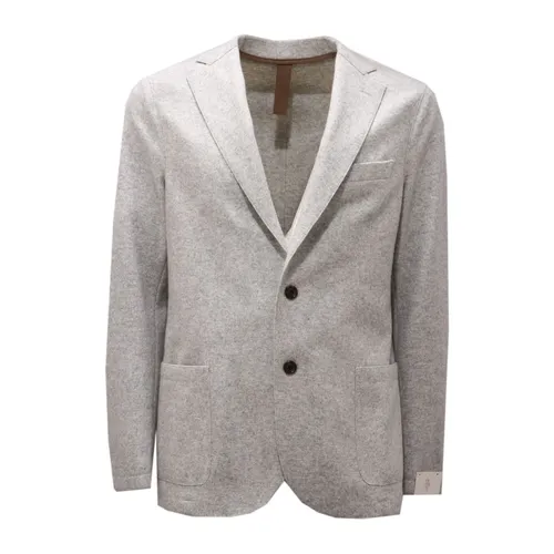 Light Grey Wool Jacket - Eleventy - Modalova