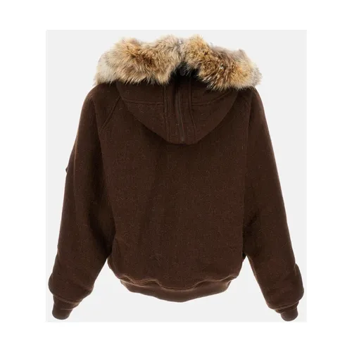 Zip Coat with Fur Collar - Kaptain Sunshine - Modalova