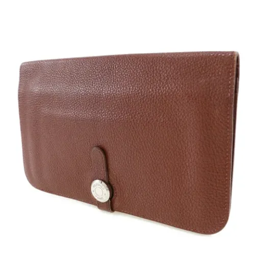 Pre-owned Leather wallets - Hermès Vintage - Modalova