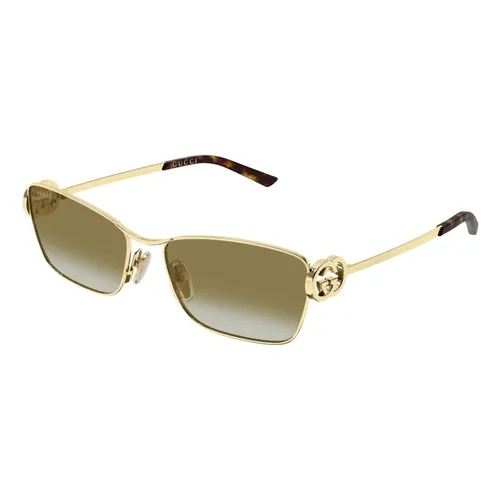 Gafas de Sol con Montura Rectangular - Gucci - Modalova