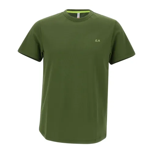 Cotton Piqué T-shirt - Sun68 - Modalova