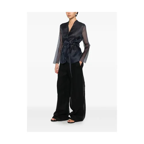 Elia Tie-waist Fitted Jacket - Antonelli Firenze - Modalova
