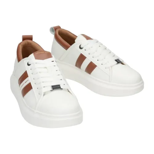 Polyester Sneaker White Cognac Style - Alexander Smith - Modalova