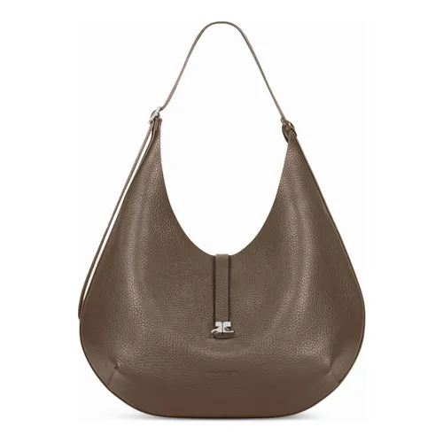 Hobo Grained Leather Bag - Courrèges - Modalova