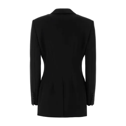 Black Wool Blend Blazer Vest - Dolce & Gabbana - Modalova