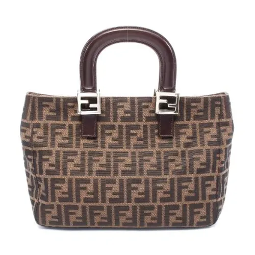 Pre-owned Canvas Handbag - Fendi Vintage - Modalova