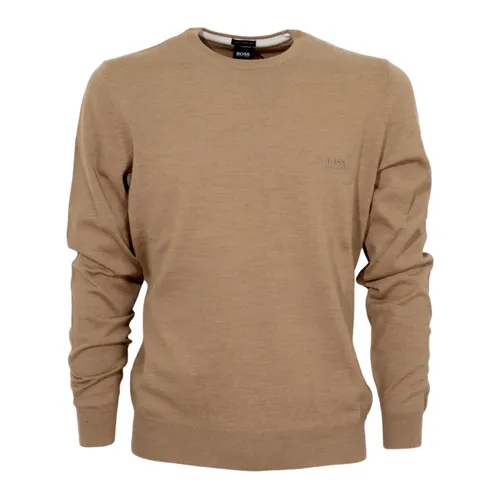 Beige Wool Sweater Regular Fit - Hugo - Modalova