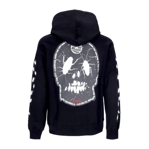 Black Hoodie with Kangaroo Pocket - Propaganda - Modalova