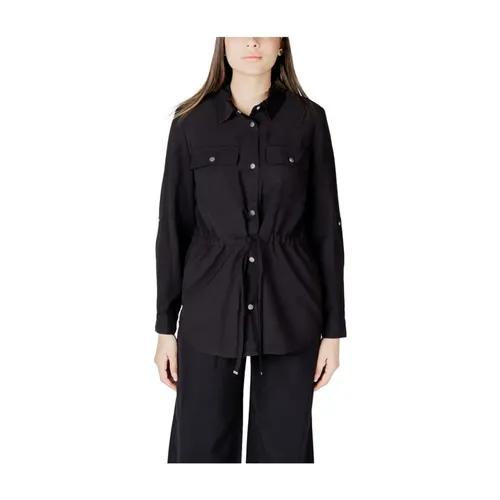 Black Viscose Button-Up Shirt - Only - Modalova