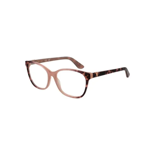 Pink Rectangle Optical Frames with Case - Guess - Modalova