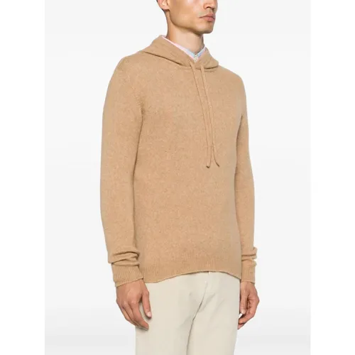 Camel Sweaters for Men - Roberto Collina - Modalova