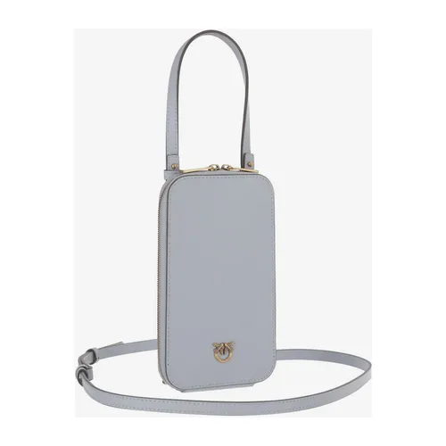 Zip-around Leather Smartphone Case - Pinko - Modalova