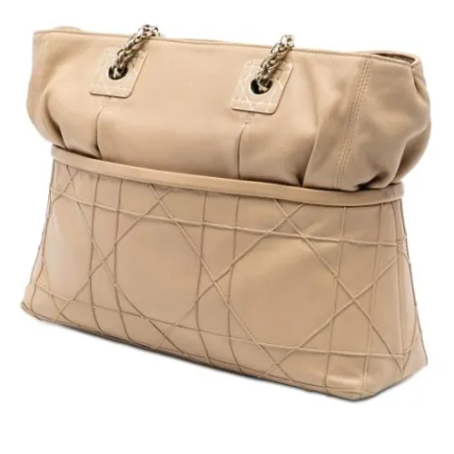 Pre-owned Vintage Leather Tote - Dior Vintage - Modalova