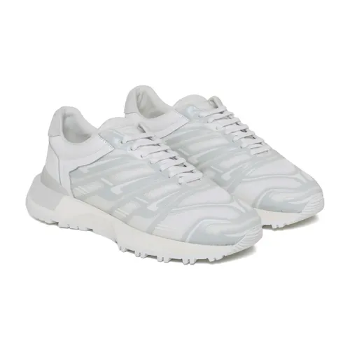 White Low Top Sneakers - Maison Margiela - Modalova