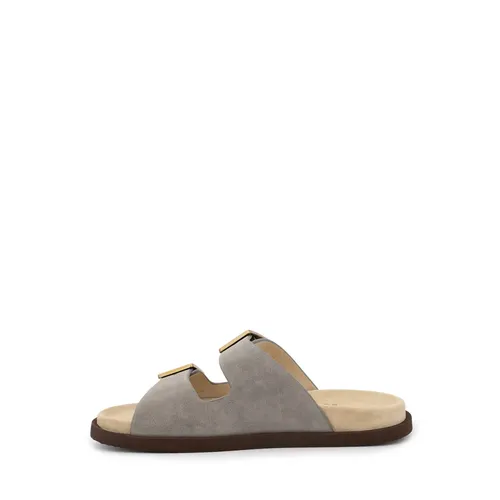 Suede Sandal - Brunello Cucinelli - Modalova