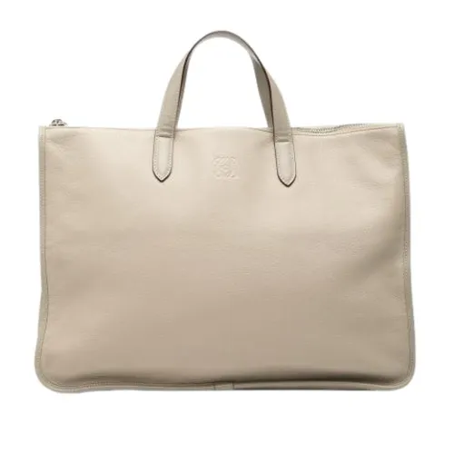 Pre-owned Leather Briefcase - Loewe Pre-owned - Modalova