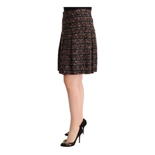 A-Line Pleated Mini Skirt - Dolce & Gabbana - Modalova