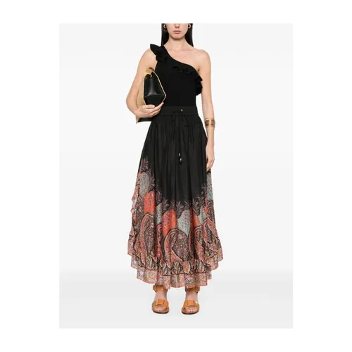 Rhiannon Ruffle Silk Maxi Skirt - Zimmermann - Modalova