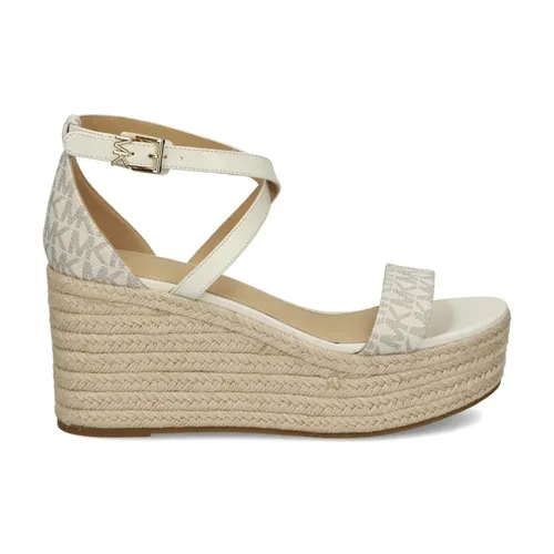 Beige Wedge Espadrilles - Michael Kors - Modalova