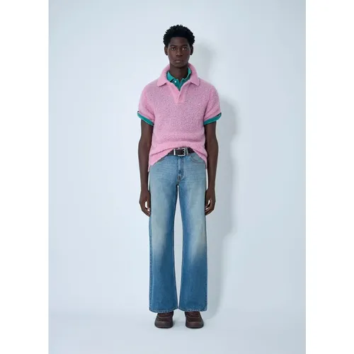Mohair-Blend Polo Shirt - ERL - Modalova