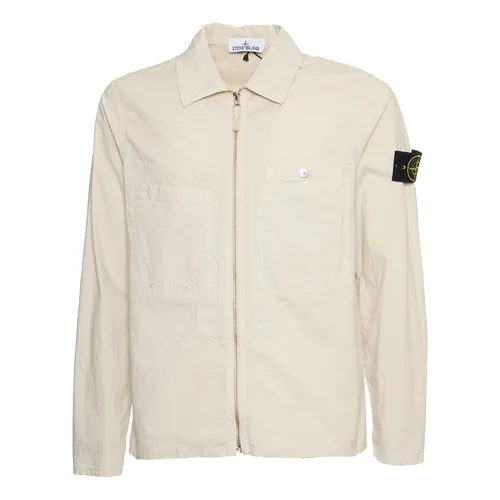 Beige Casual Jacket Ss25 - Stone Island - Modalova