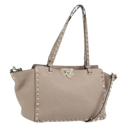 Pre-owned Leather Shoulder Bag - Valentino Vintage - Modalova