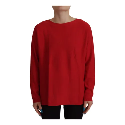Red Wool Knit Sweater - Dolce & Gabbana - Modalova