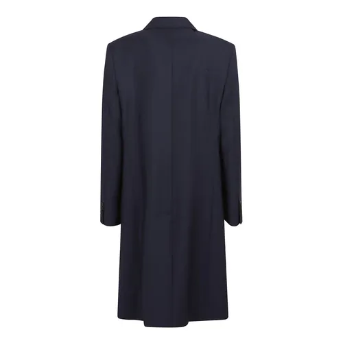 Single-Breasted Coat - Miu Miu - Modalova