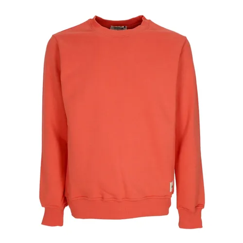 Essential Crewneck Sweatshirt Orange Rust - CAT - Modalova