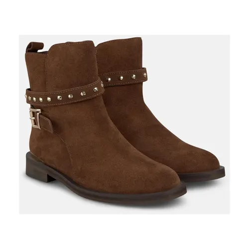 Flat bootie studs details - Alma EN Pena - Modalova
