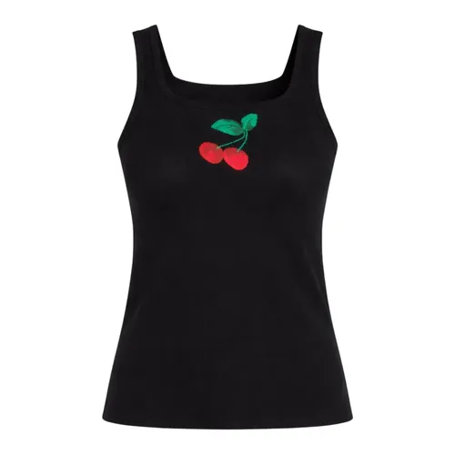 Top con bordado de cerezas - Twinset - Modalova