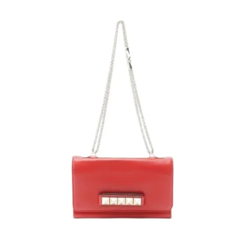 Pre-owned Leather Shoulder Bag - Valentino Vintage - Modalova