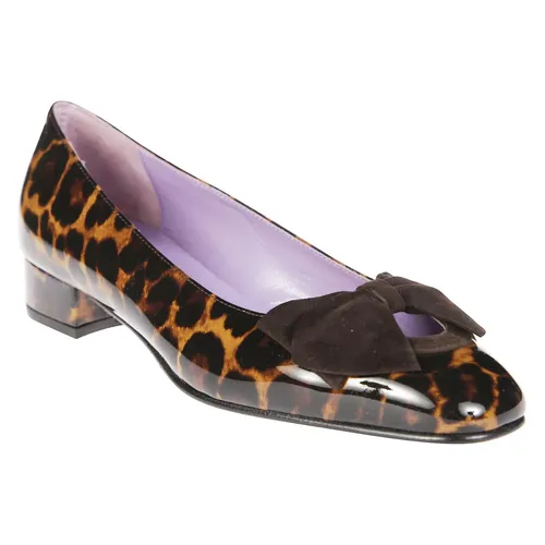 Leopard Suede Loafers - Carel - Modalova