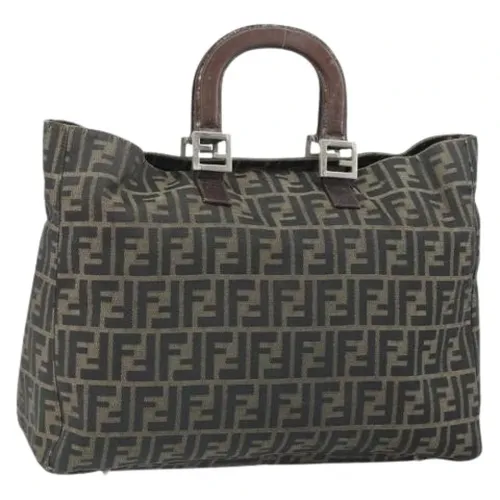 Pre-owned Canvas Handbag - Fendi Vintage - Modalova