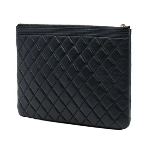 Pre-owned Leather Clutch - Chanel Vintage - Modalova
