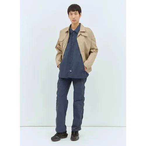 Oversized Work Shirt with Perforated Panel - Dickies - Modalova